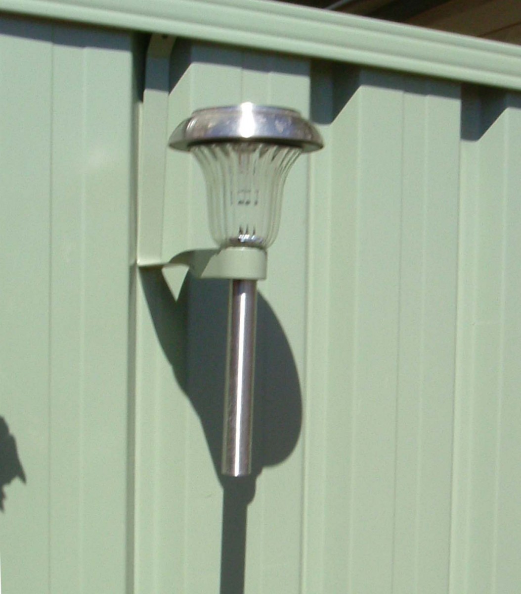 Colorbond Fence Solar Light Hangups